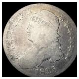 1825 Capped Bust Half Dollar NICELY CIRCULATED