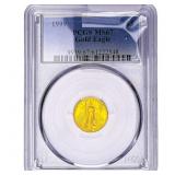 1999 1/10oz $5 Gold Eagle PCGS MS67