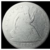 1859-O Silver Half Dollar NICELY CIRCULATED