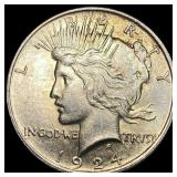 1924 Silver Peace Dollar UNCIRCULATED