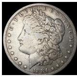 1884-S Silver Morgan Dollar ABOUT UNCIRCULATED