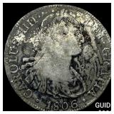 Colonial Spain Silver 8 Reales NEARLY UNCIRCULATE