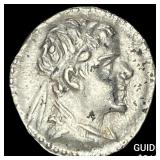 Bactria Eucratides I 170-145 Silver Obol CHOICE A