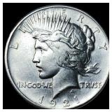 1921 Silver Peace Dollar CLOSELY UNCIRCULATED