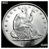 1852 Seated Liberty Half Dollar UNCIRCULATED