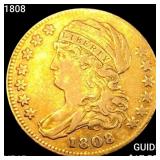 1808 $5 Gold Half Eagle NEARLY UNCIRCULATED
