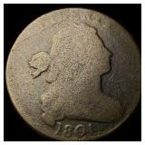 1801 Draped Bust Large Cent NICELY CIRCULATED