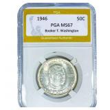 1946 Booker T Half Dollar PGA MS67