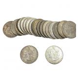 [20 Coins] 1978-1904 Roll of Silver Morgan $1s