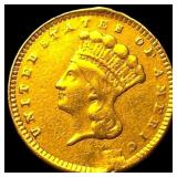 1851 Gold $1 Indian Head Type 1 HIGH GRADE