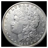 1896-O Silver Morgan Dollar ABOUT UNCIRCULATED