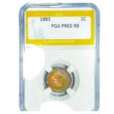 1883 Indian Head Cent PGA PR65 RB