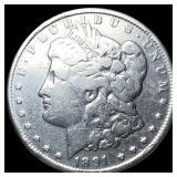 1891-CC Silver Morgan Dollar HIGH GRADE