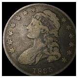 1835 Capped Bust Half Dollar LIGHTLY CIRCULATED