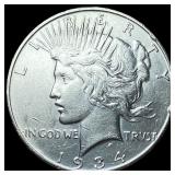 1934 Silver Peace Dollar CLOSELY UNCIRCULATED