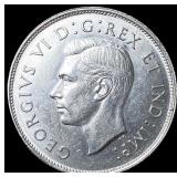 1940 Canada Silver 50 Cents UNCIRCULATED
