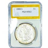 1900-S Morgan Silver Dollar PGA MS62