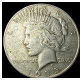 1935-S Silver Peace Dollar NEARLY UNCIRCULATED