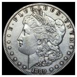 1889-S Silver Morgan Dollar NEARLY UNCIRCULATED