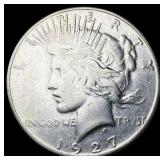 1927 Silver Peace Dollar ABOUT UNCIRCULATED