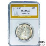 1926-S Oregon Trail Half Dollar PGA MS67