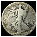 1917-S Silver Walking Liberty Half Dollar  NICELY