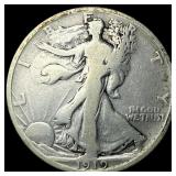 1919 Walking Liberty Half Dollar LIGHTLY  CIRCULA