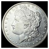 1901 Morgan Silver Dollar CLOSELY  UNCIRCULATED