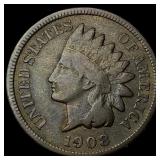 1908-S Indian Head Cent LIGHTLY CIRCULATED