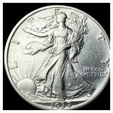 1933-S Walking Liberty Half Dollar CLOSELY  UNCIR