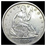 1845-O Silver Seated Liberty Half Dollar  CLOSELY