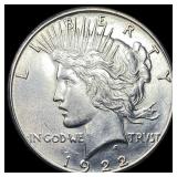 1922-S Silver Peace Dollar UNCIRCULATED