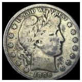 1896-S Silver Barber Half Dollar NICELY CIRCULATED