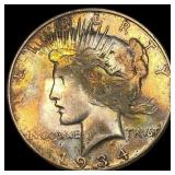 1934 Peace Silver Dollar ABOUT UNCIRCULATED