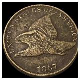 1857 Flying Eagle Cent CLOSELY UNCIRCULATED