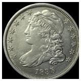1835 Capped Bust Dime NEARLY UNCIRCULATED