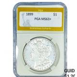 1899 Morgan Silver Dollar PGA MS63+