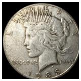 1935-S Silver Peace Dollar NEARLY UNCIRCULATED