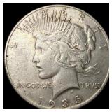 1935-S Silver Peace Dollar NEARLY UNCIRCULATED