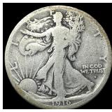 1916-S Silver Walking Liberty Half Dollar LIGHTLY