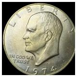 1974-S Eisenhower Dollar Copper-Nickel GEM BU