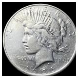 1926-D Peace Silver Dollar NEARLY UNCIRCULATED