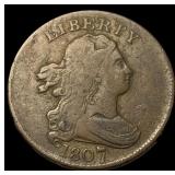 1807 Draped Bust Half Cent LIGHTLY CIRCULATED