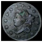 1824 Coronet Head Large Cent HIGH GRADE