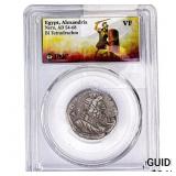 Roman Egypt Nero 54-68 AD Bi Tetradrachm PNC VF