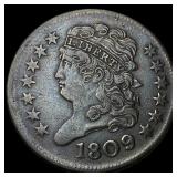 1809 Classic Head Half Cent CLOSELY UNCIRCULATED