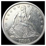 1846-O Silver Half Dollar CLOSELY UNCIRCULATED