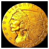 1927 Indian Head $2.5 Gold Quarter Eagle UNCIRCULA