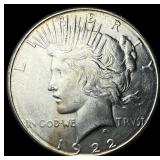 1922 Silver Peace Dollar CLOSELY UNCIRCULATED