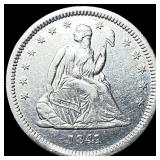 1841-O Silver Seated Liberty Quarter CLOSELY  UNC